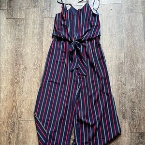 Monteau Blue Garment with Red Accents